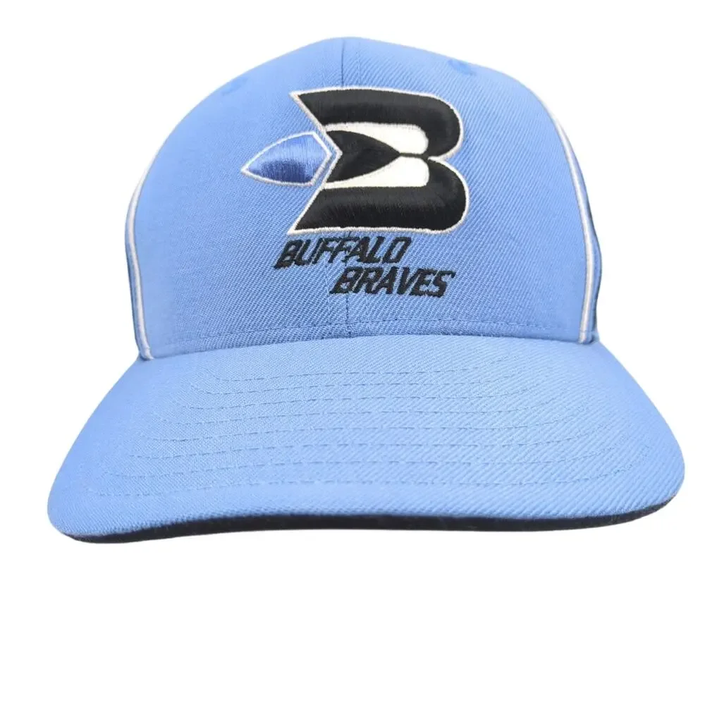 Buffalo Braves Hat Reebok Hardwood Classics Men's 7 3/8 Blue Fitted NBA Rare